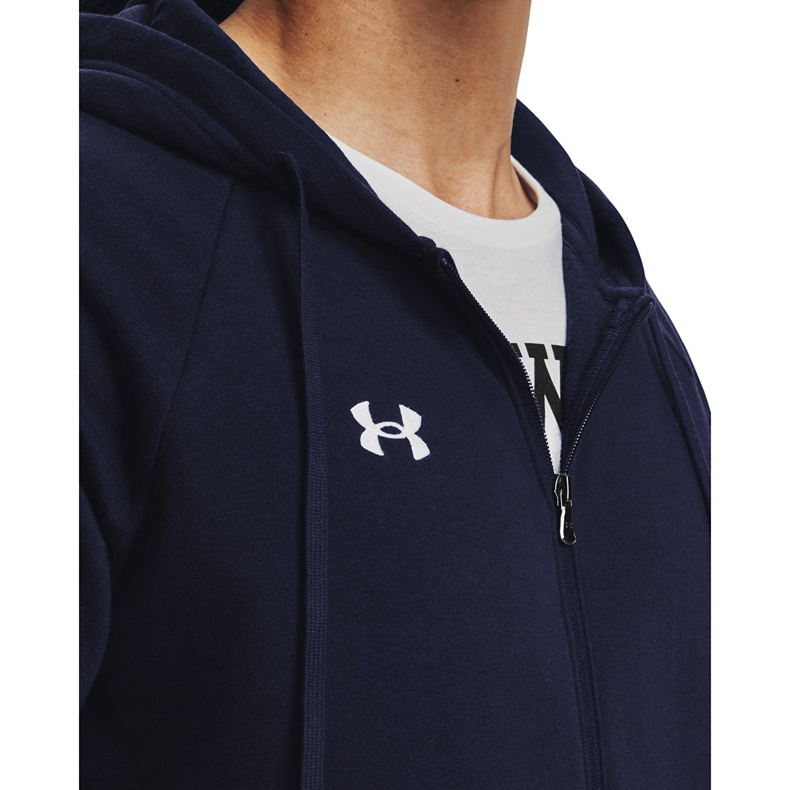 Sudaderas Under Armour Rival Fleece Fz Hoodie Midnight Navy