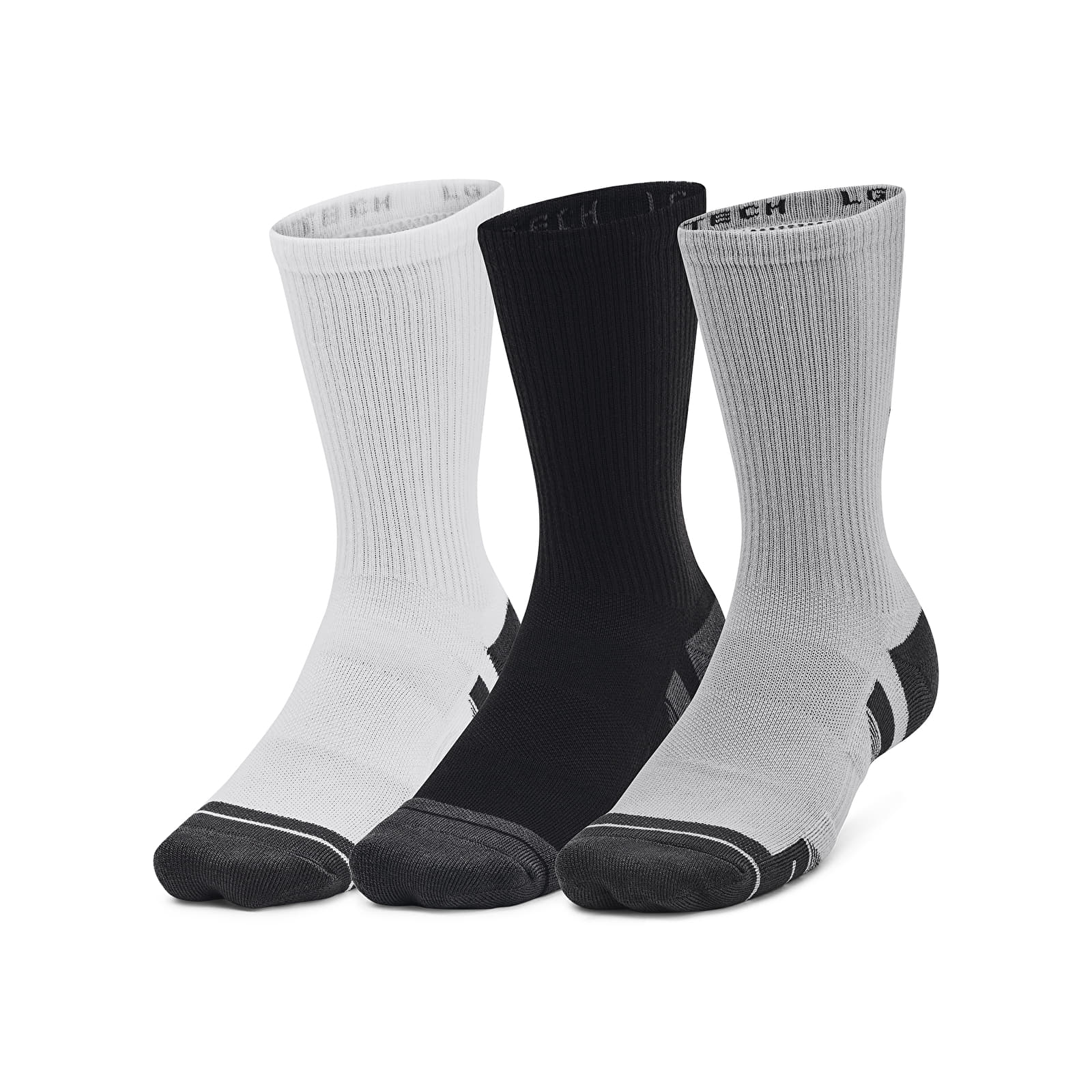 Sokid Under Armour Performance Tech 3-Pack Crew Mod Gray