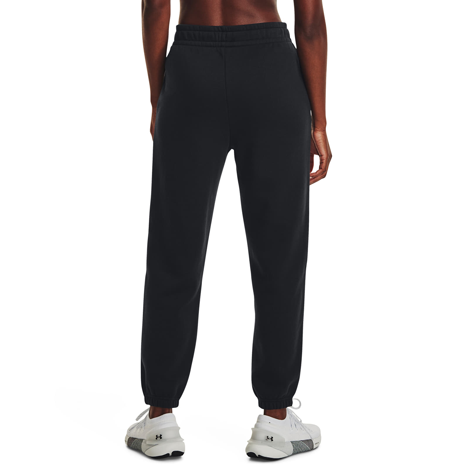 Pantalones de mujer Under Armour Icon Fleece Jogger Black/ White
