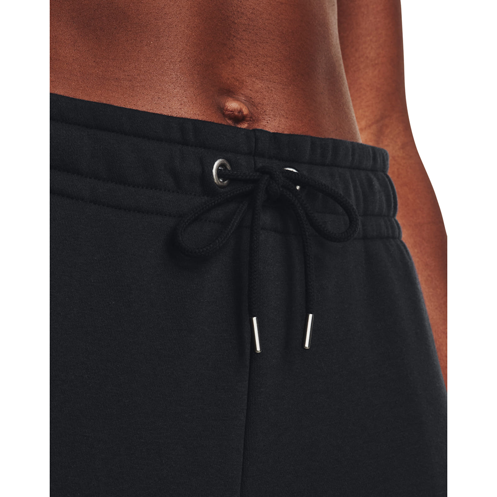 Pantalones de mujer Under Armour Icon Fleece Jogger Black/ White