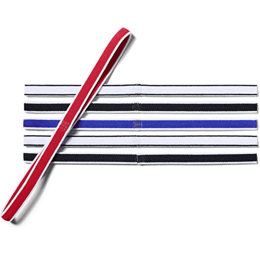 Čepice Under Armour Mini Headbands 6-Pack Red 600