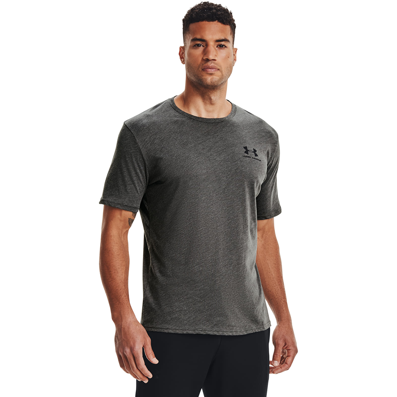 T-shirts Under Armour Sportstyle Lc Ss Charcoal Medium Heather