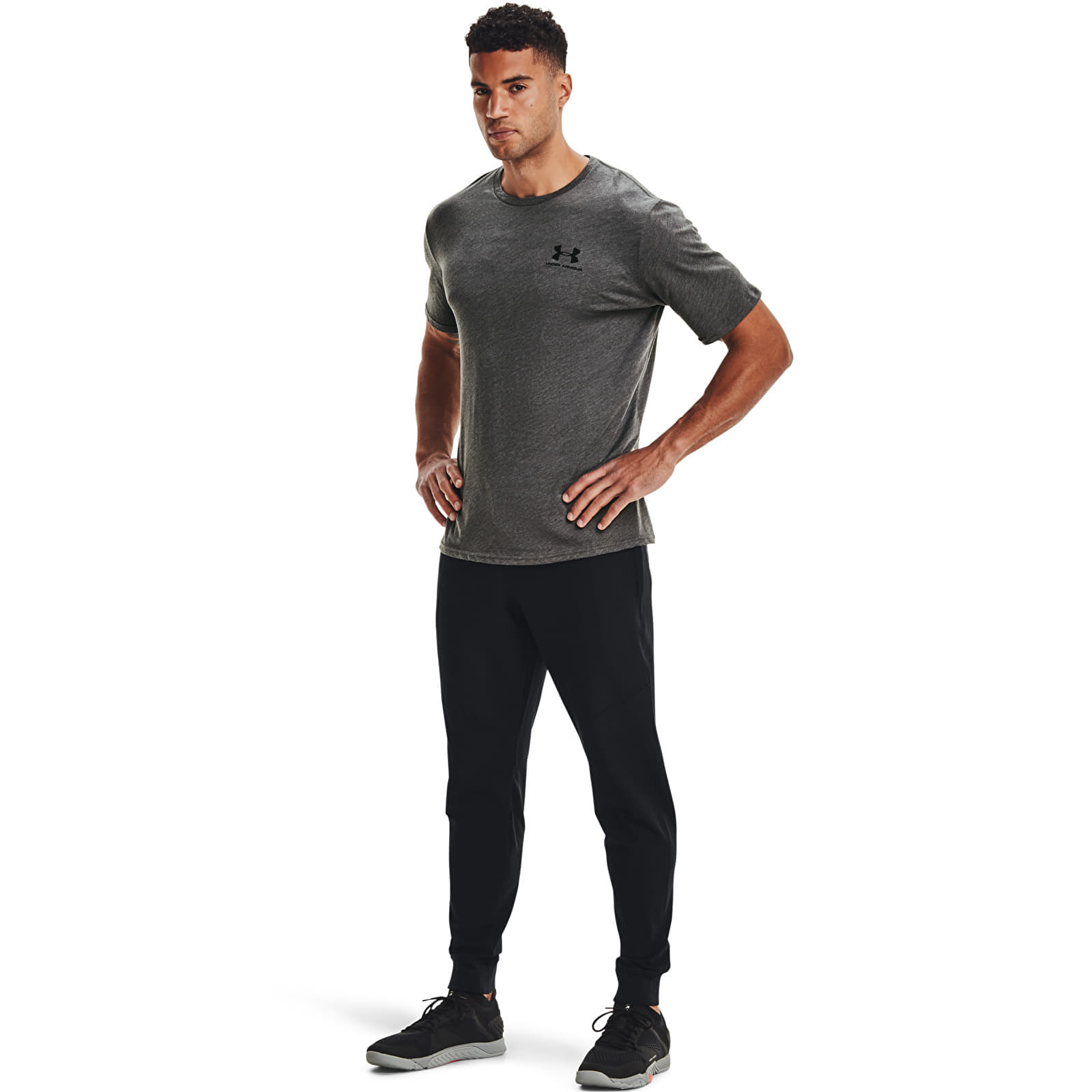 T-shirt Under Armour Sportstyle Lc Ss Charcoal Medium Heather M