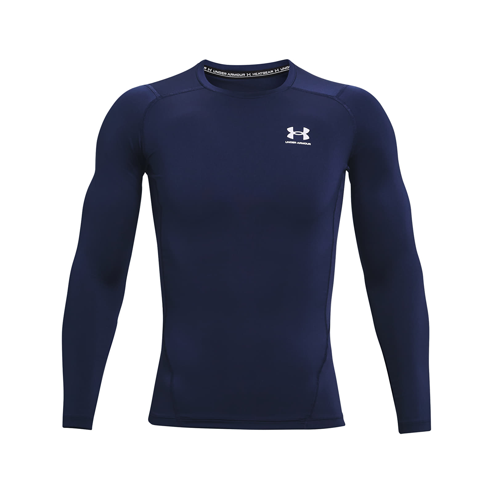 Camisetas hombre Under Armour Hg Armour Comp LS Midnight Navy/ White