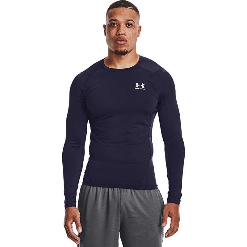 T-Shirt Under Armour Hg Armour Comp Ls Navy