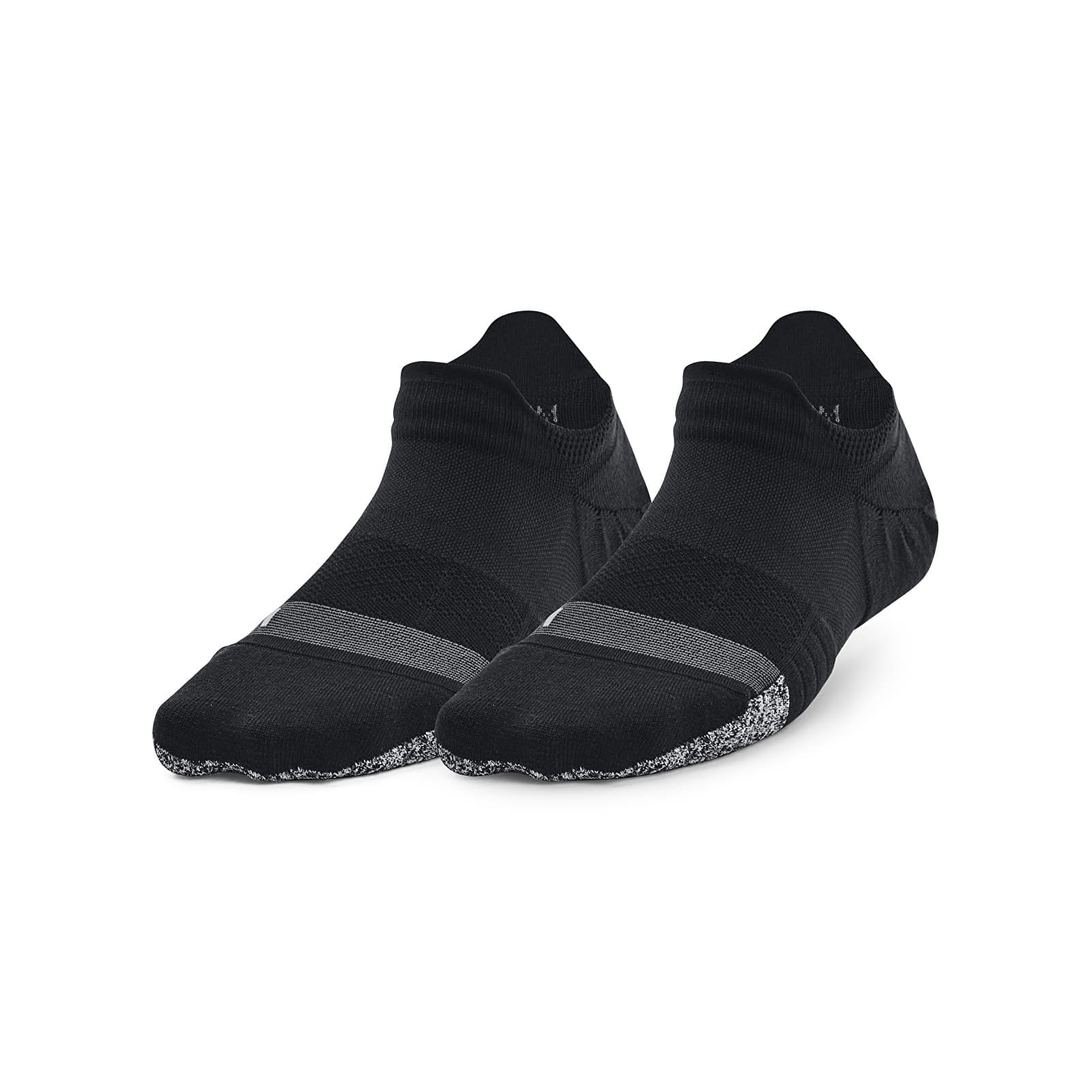 Under Armour Breathe 2 No Show Tab 2Pk Black Universal