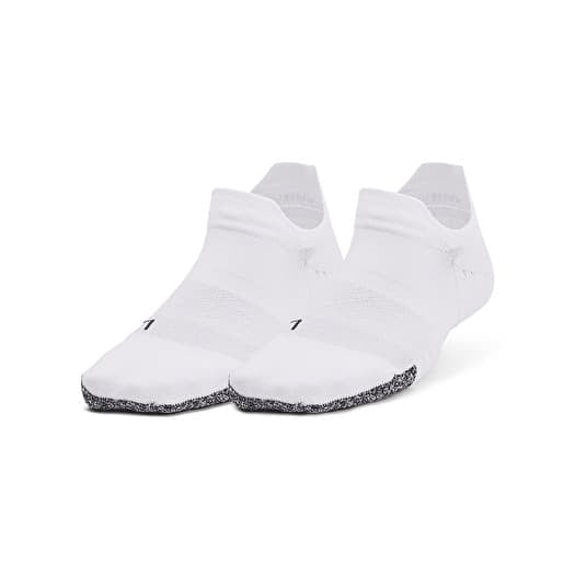 Under Armour Breathe 2 No Show Tab 2Pk White