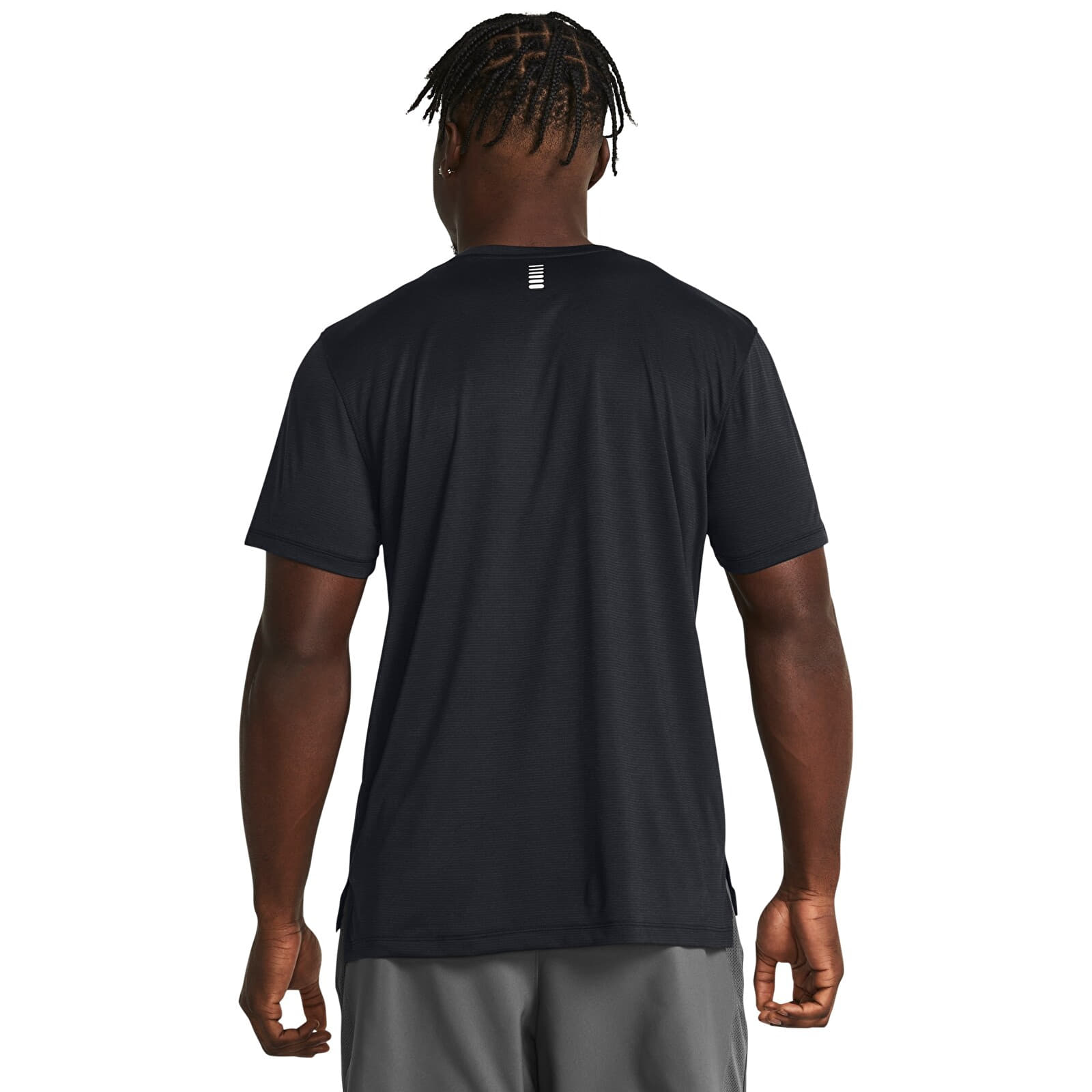 Pantalones cortos Under Armour Launch Shortsleeve Black 001