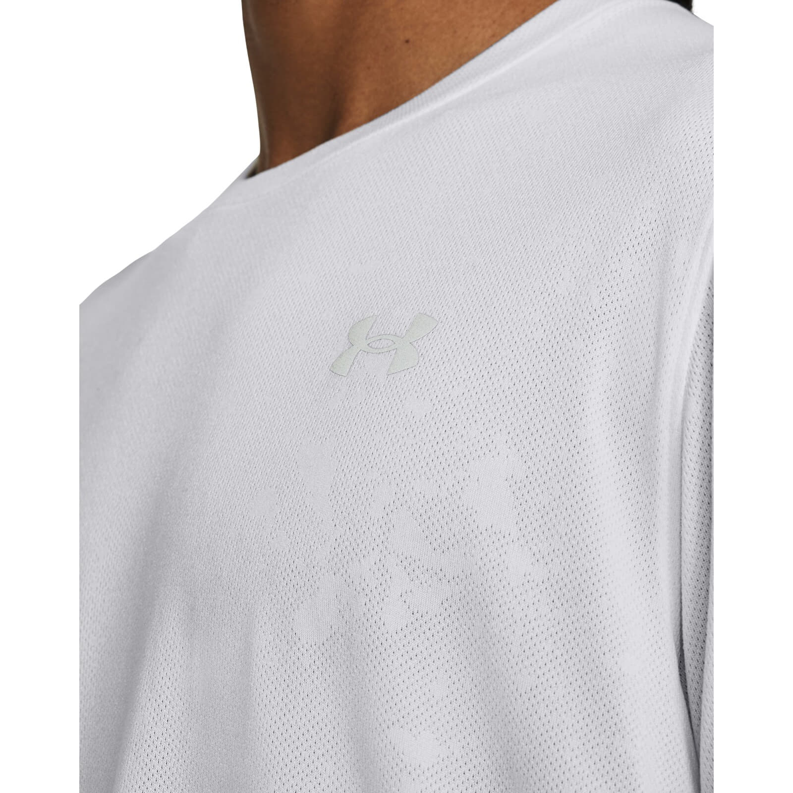 T-Shirts Under Armour Launch Splatter Ss White 100