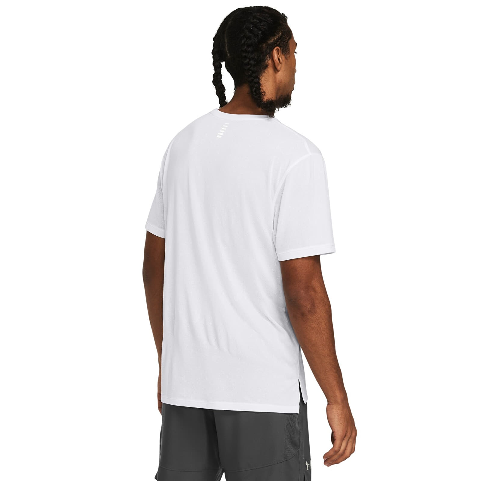 T-Shirts Under Armour Launch Splatter Ss White 100