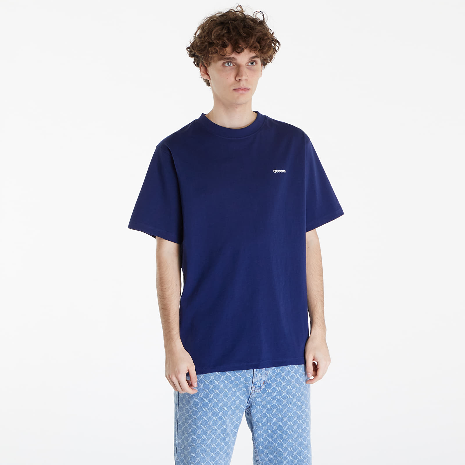 T-shirts Queens 3-Pack Men’s Essential Contrast Print Black/ White/ Navy