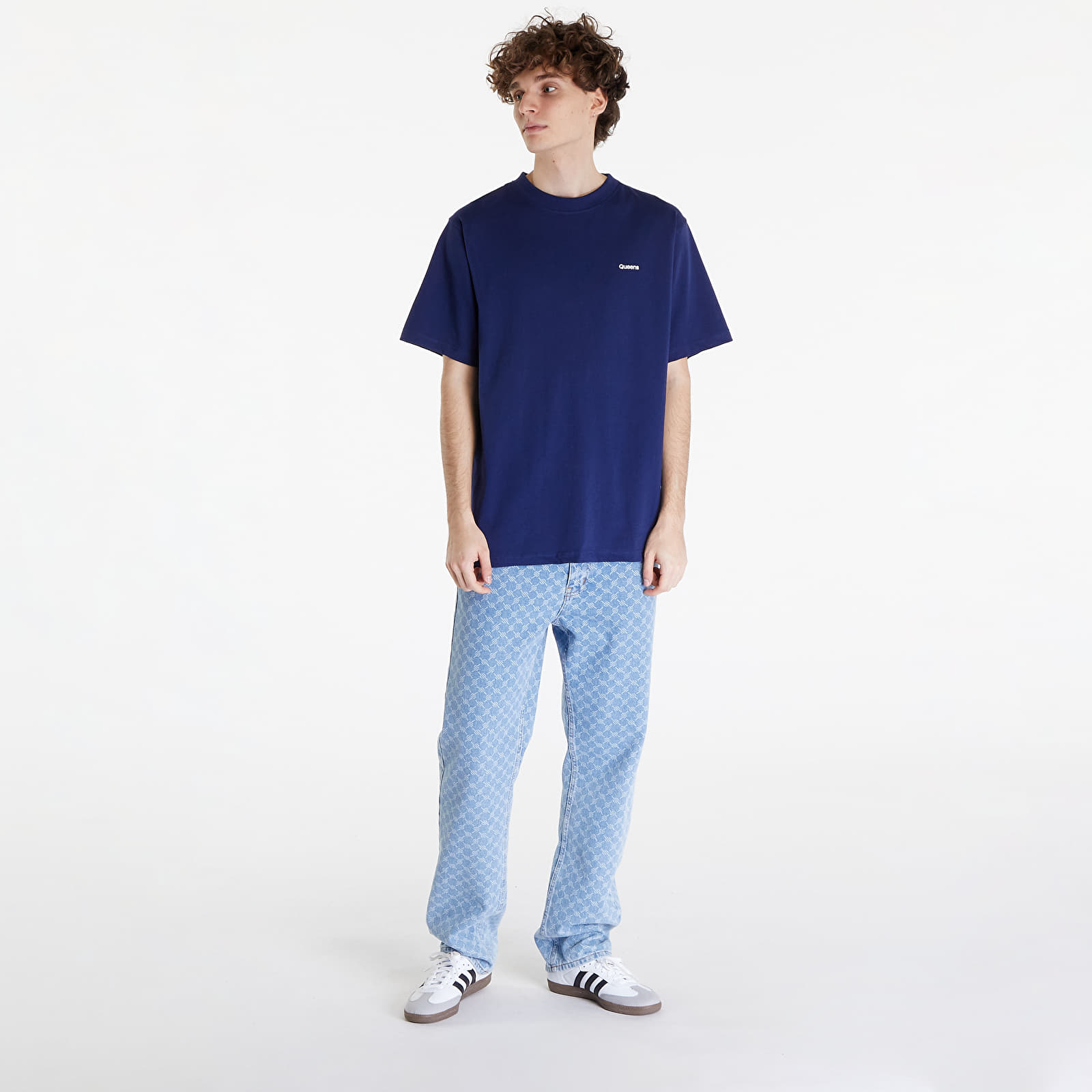 T-shirts Queens 3-Pack Men’s Essential Contrast Print Black/ White/ Navy
