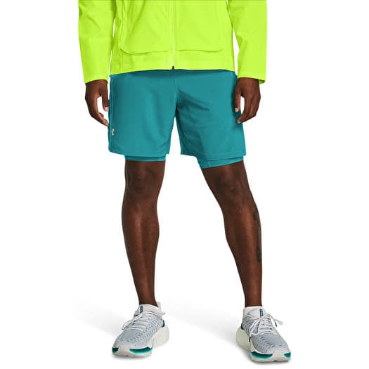 Pantalones cortos Under Armour Launch 7'' 2-In-1 Shorts Circuit Teal 464