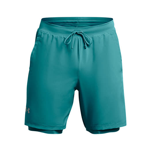 Shorts Under Armour Launch 7 2 In 1 Shorts Circuit Teal 464 Queens