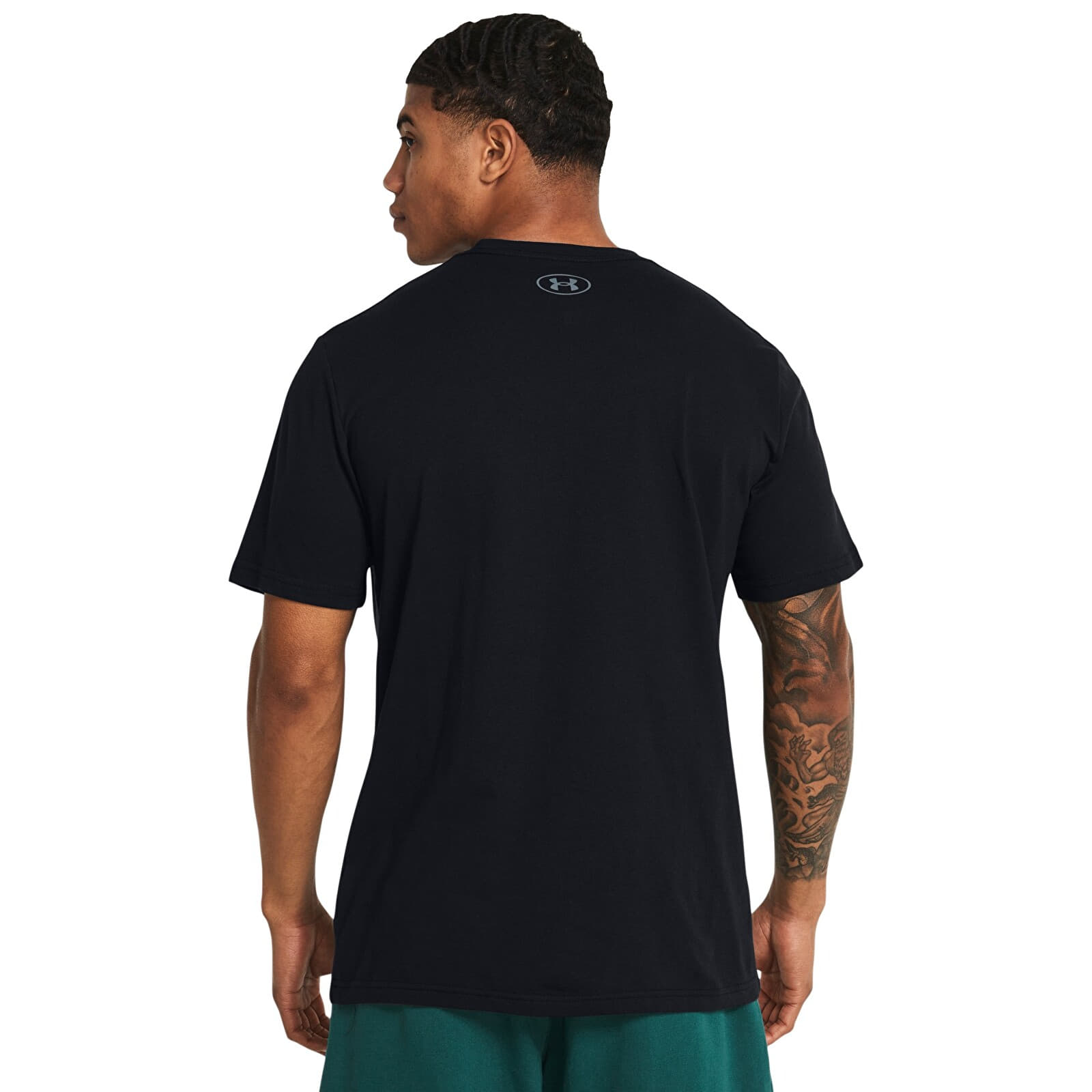 T-shirts  Under Armour Colorblock Wordmark Ss Black 001