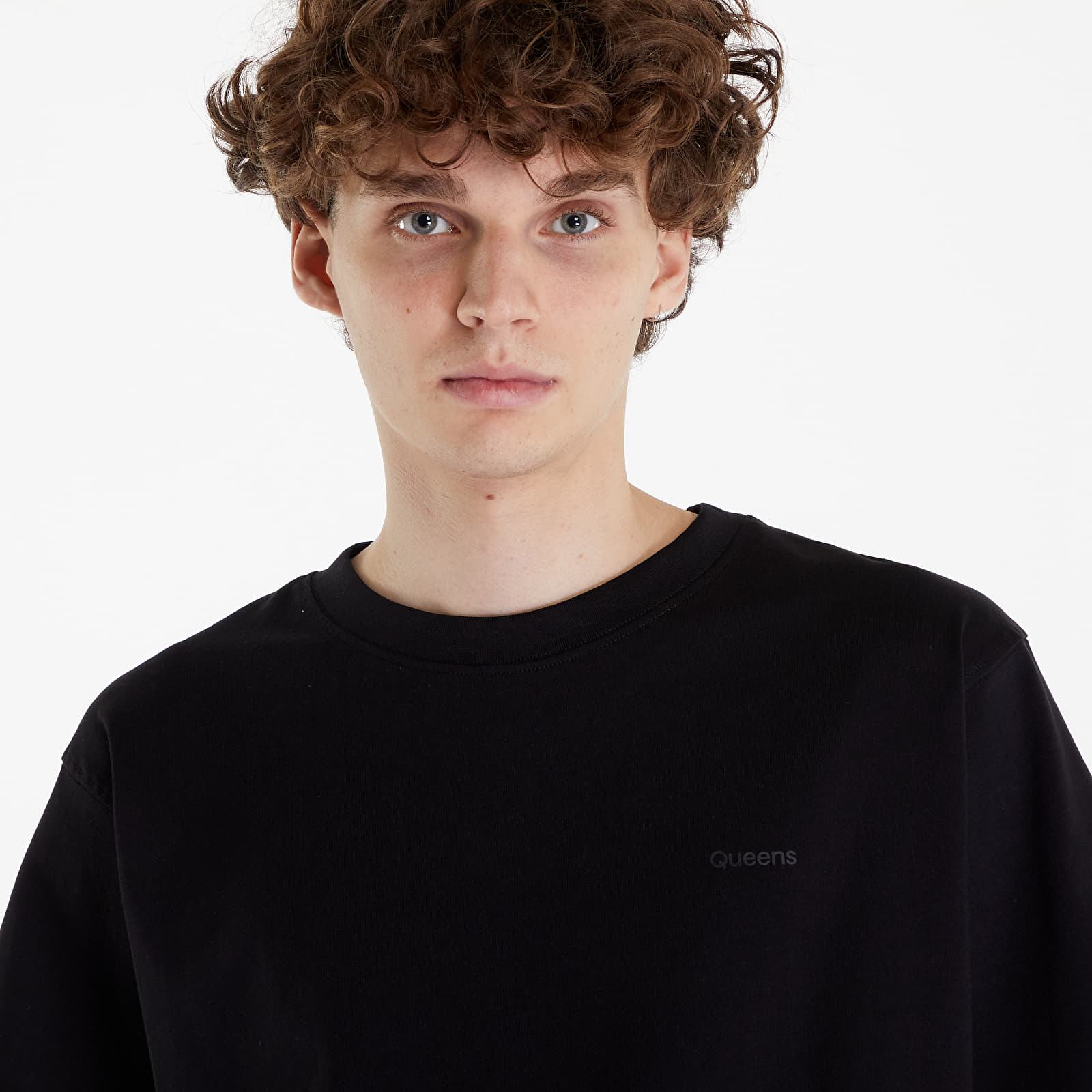 T-shirts Queens 3-Pack Men’s Essential Tonal Print Black/ White/ Navy