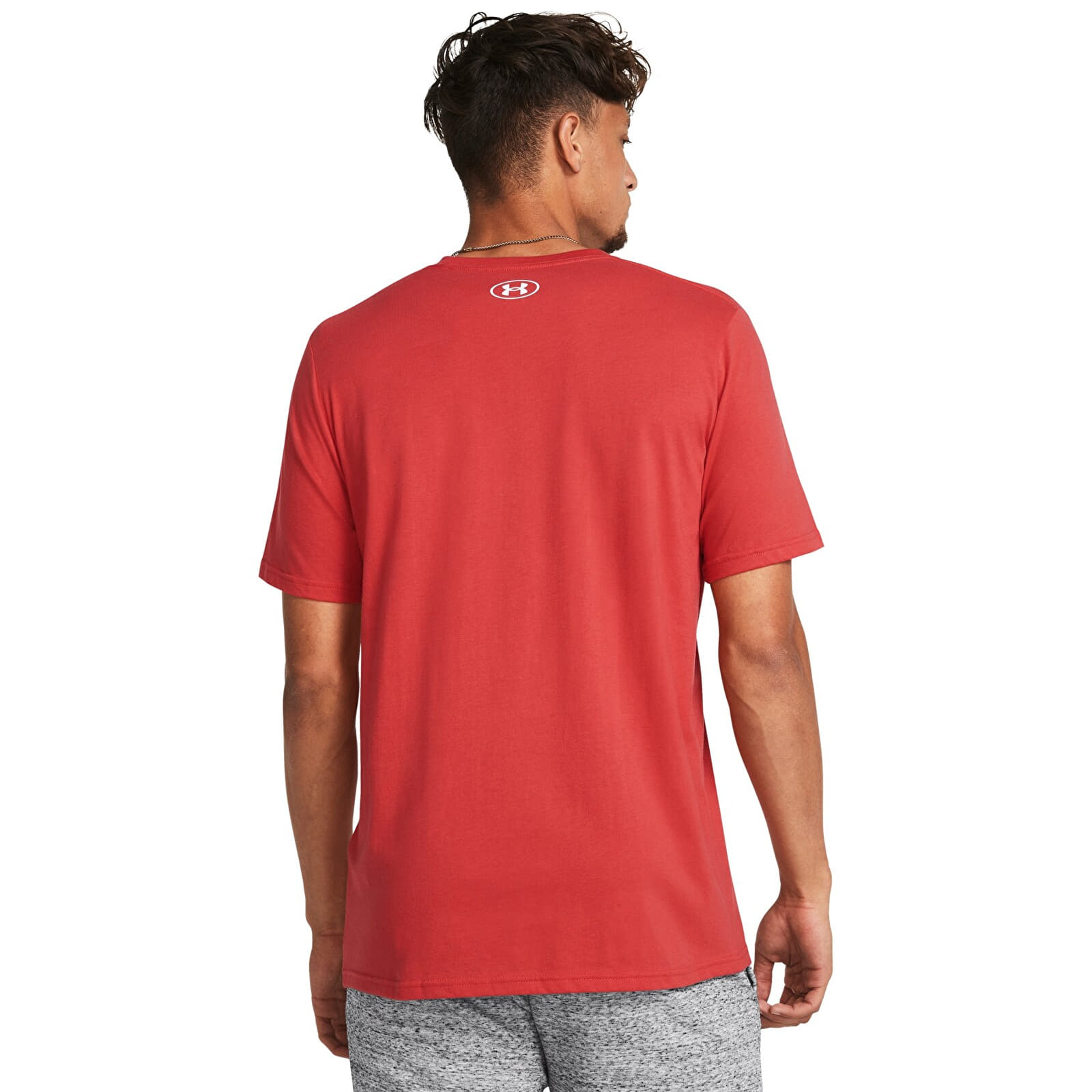 Trička Under Armour Sportstyle Logo Update Ss Red Solstice 814