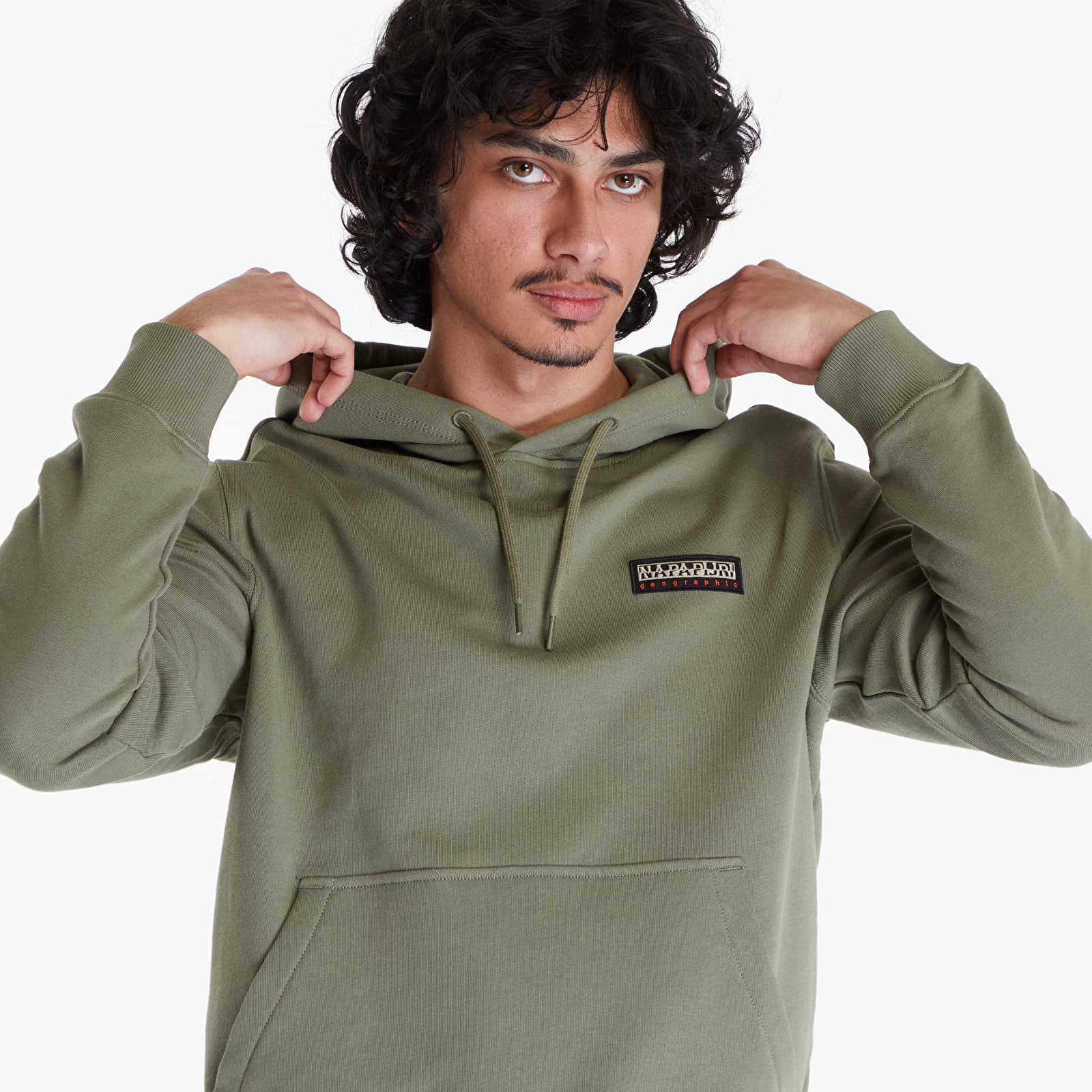 Hanorac Napapijri Iaato H S Sweatshirt Green Lichen - 1 | YEO