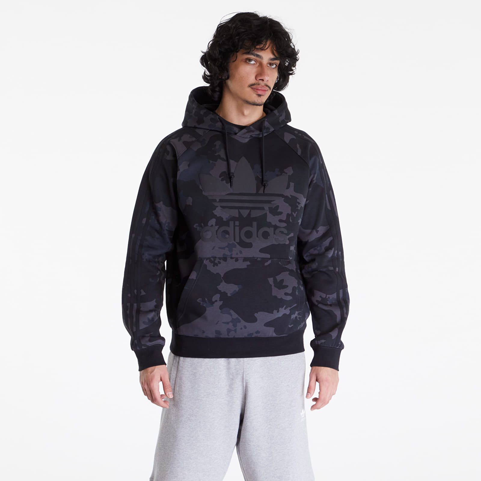 Adidas moto camo hoodie top