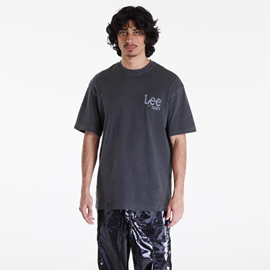Tricou Lee Loose Logo Tee Washed Black