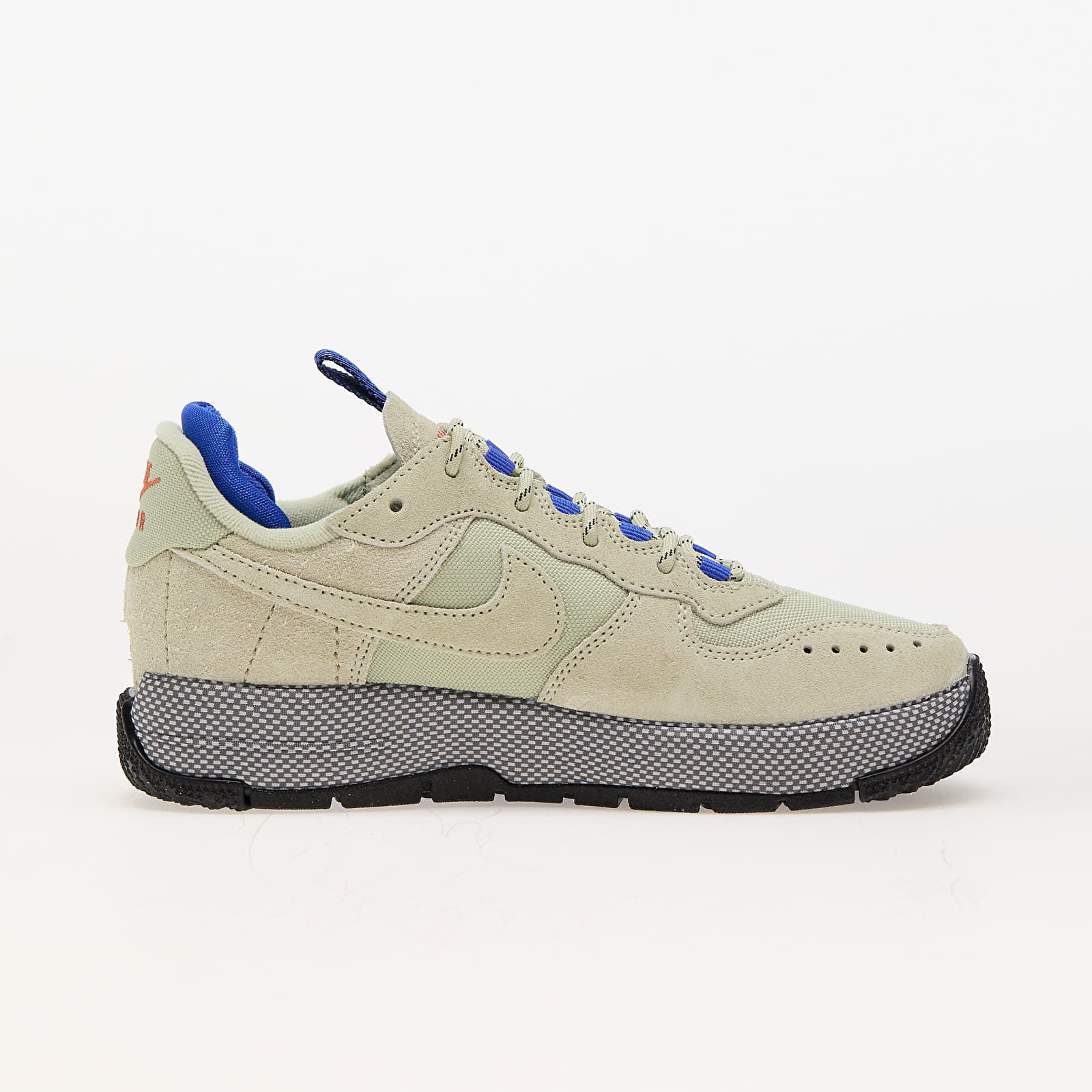 Sneakers und Schuhe für Frauen Nike W Air Force 1 Wild Olive Aura/ Racer Blue-Aquarius Blue