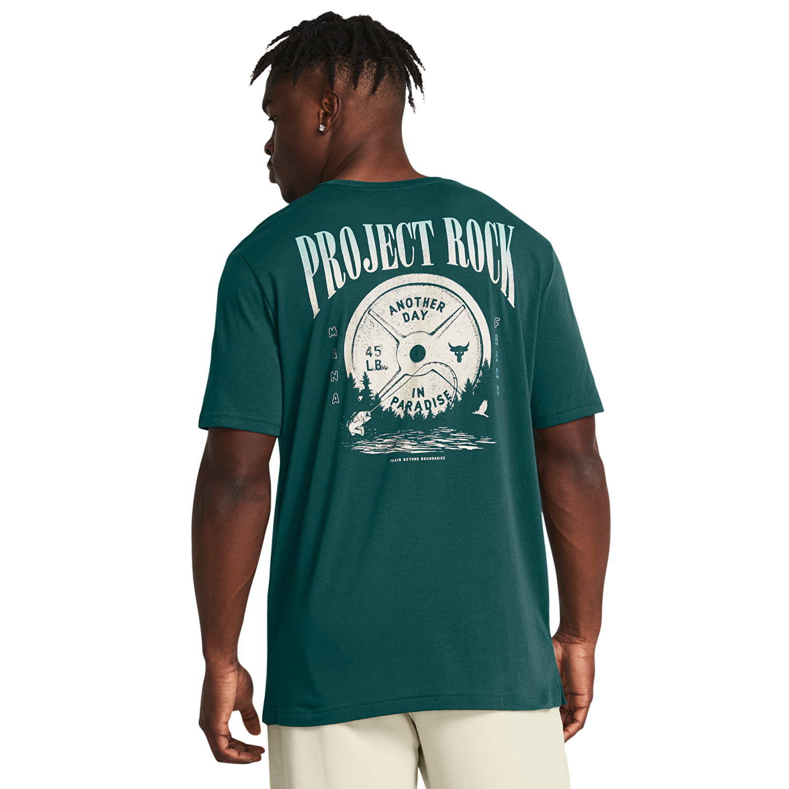 T-shirt Under Armour Project Rck Day Grphc Ss Hydro Teal 449 S
