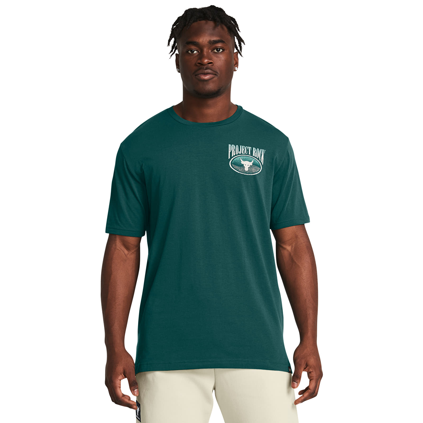 T-shirts Under Armour Project Rck Day Grphc Ss Hydro Teal 449