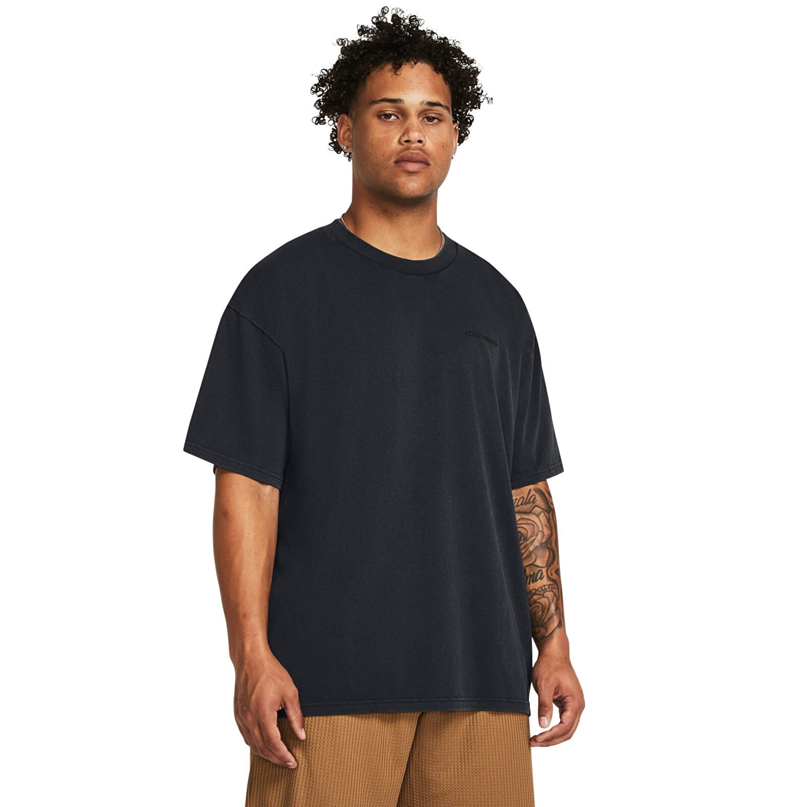 T-krekli Under Armour Hw M Os Ss Black 001