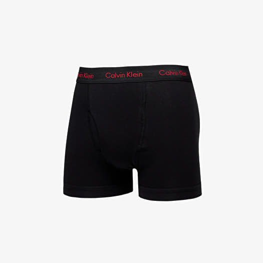 Boxer shorts Calvin Klein Cotton Stretch Wicking Technology Classic Fit Trunk 3 Pack Black Queens