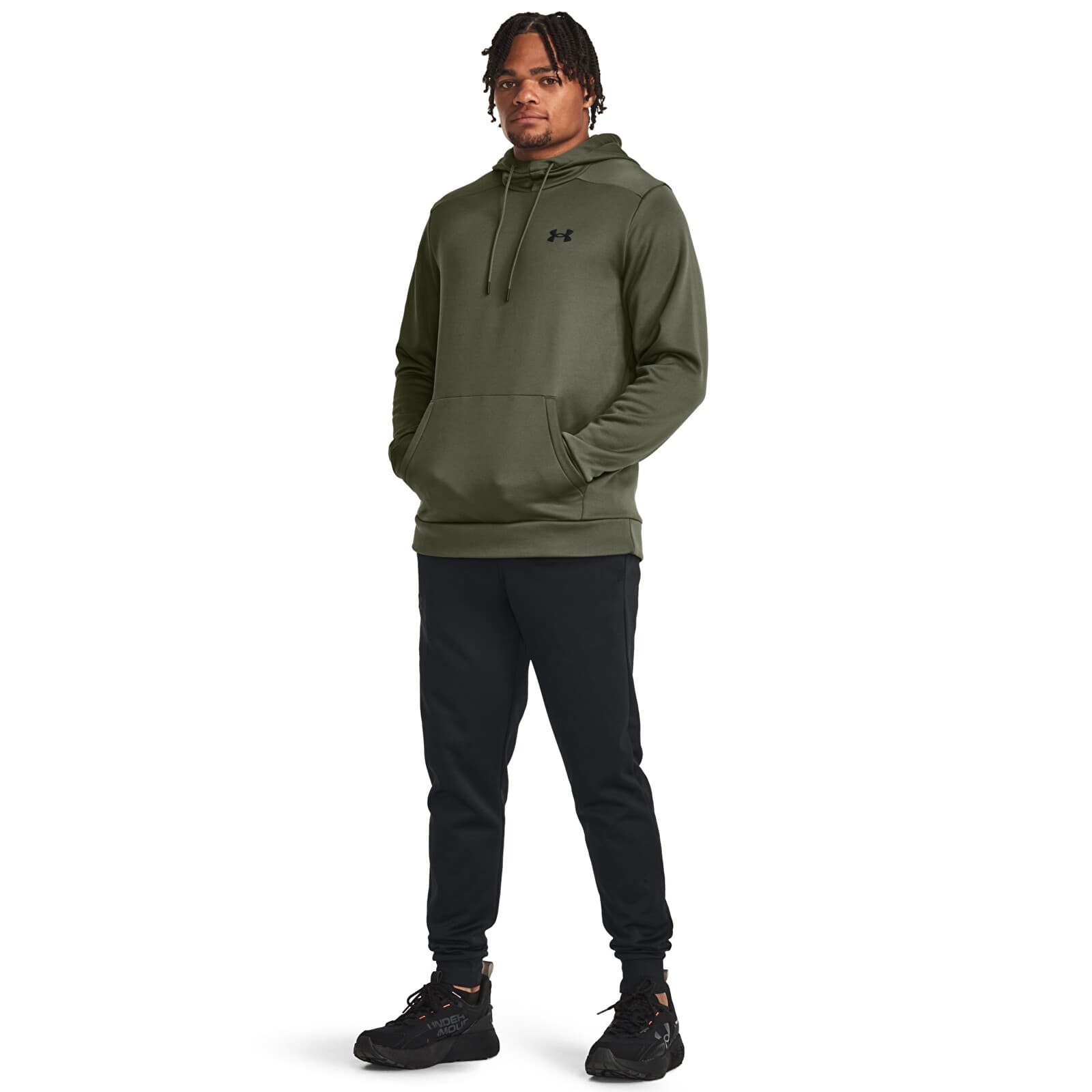 Hanorace Under Armour Armour Fleece Hoodie Marine Od Green