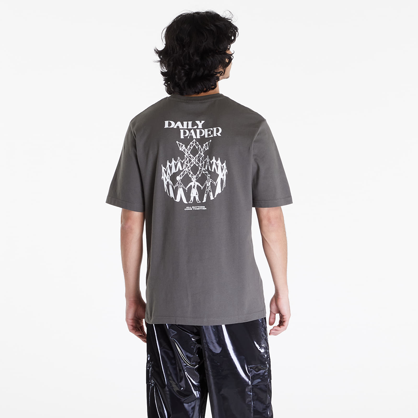 Majice Daily Paper Hand In Hand Short Sleeve Tee Chimera Green