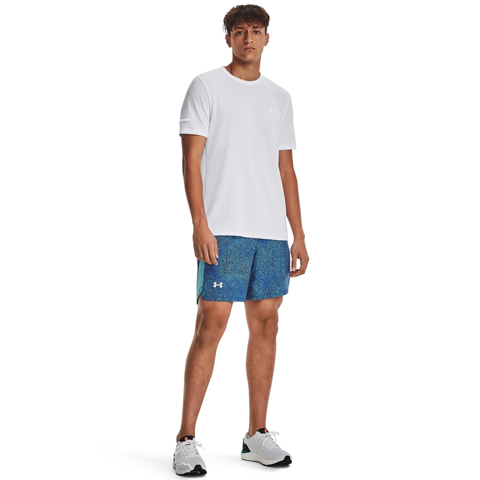 Camisetas Under Armour Seamless Stride Ss White