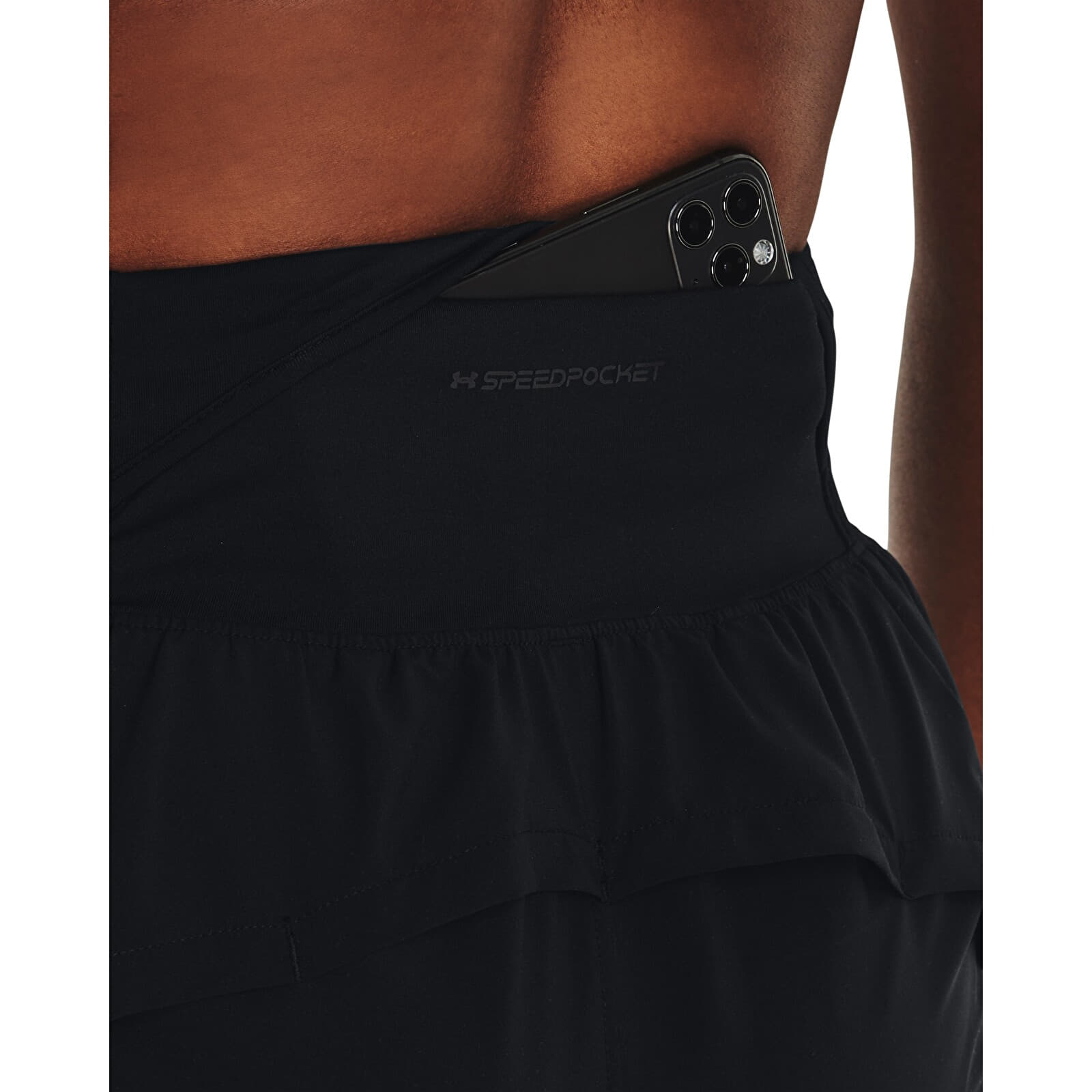 Shortsid Under Armour Run Stamina 3'' Short Black