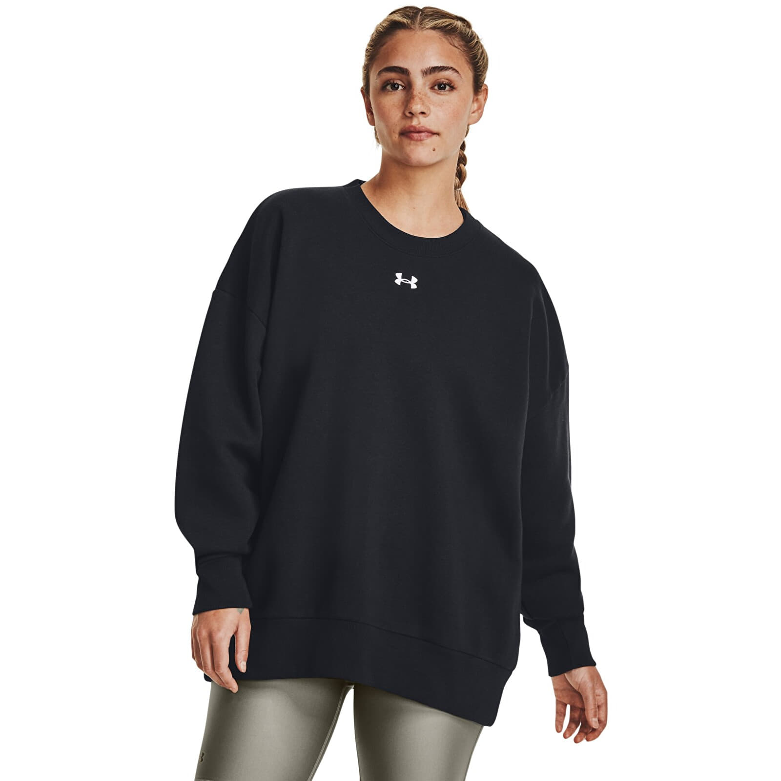 Hoodies and sweatshirts  Under Armour Rival Fleece Os Crew Black