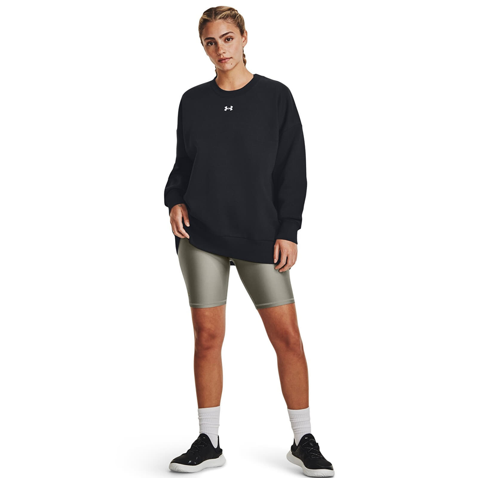 Hanorac Under Armour Rival Fleece Os Crew Black - 1 | YEO