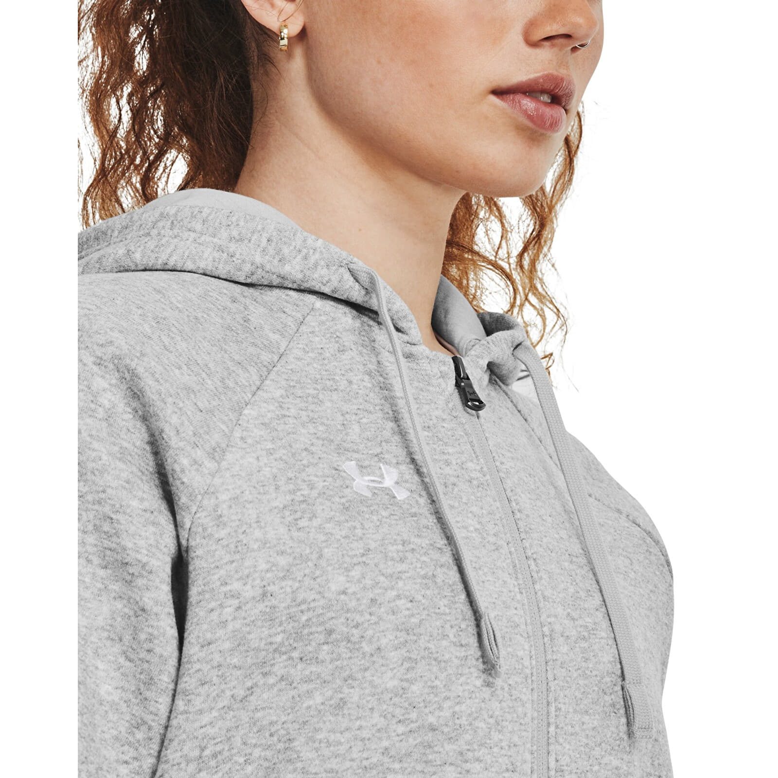 Sudaderas Under Armour Rival Fleece Fz Hoodie Mod Gray Light Heather