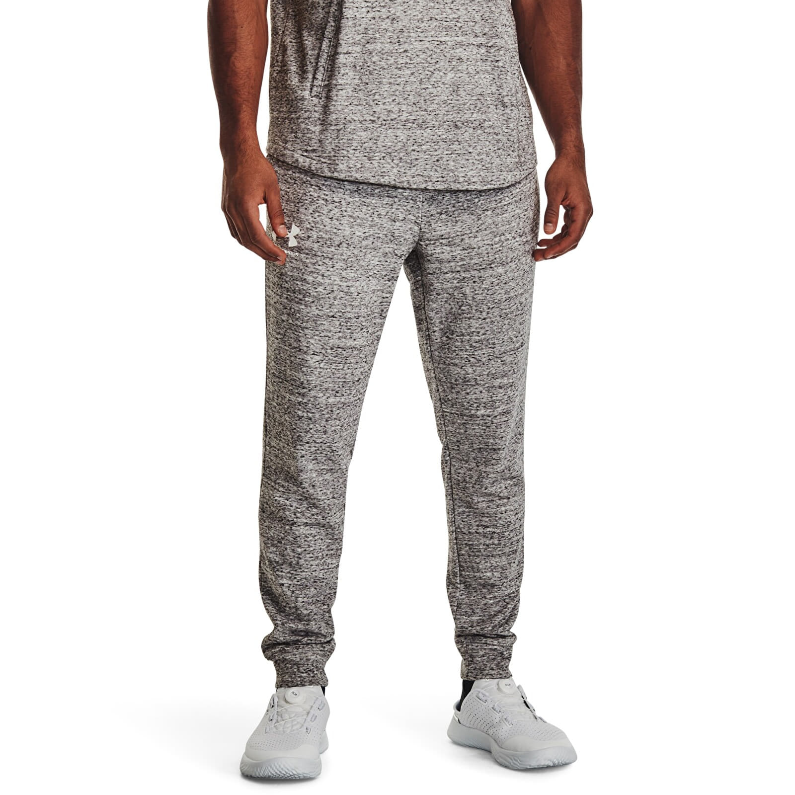Dressid Under Armour Rival Terry Jogger Onyx White