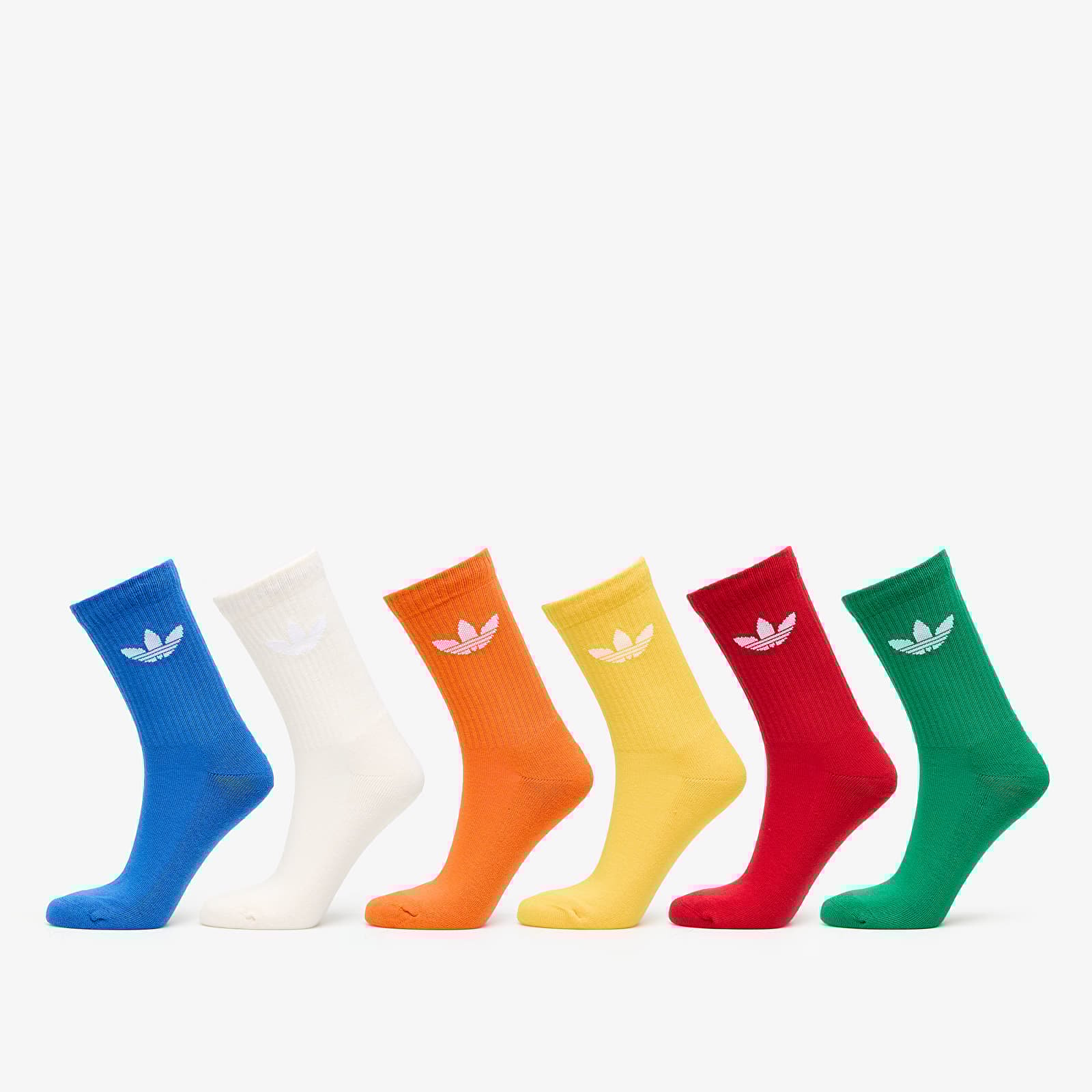 Socken adidas Trefoil Cushion Crew Sock 6 Pack Multicolor Queens