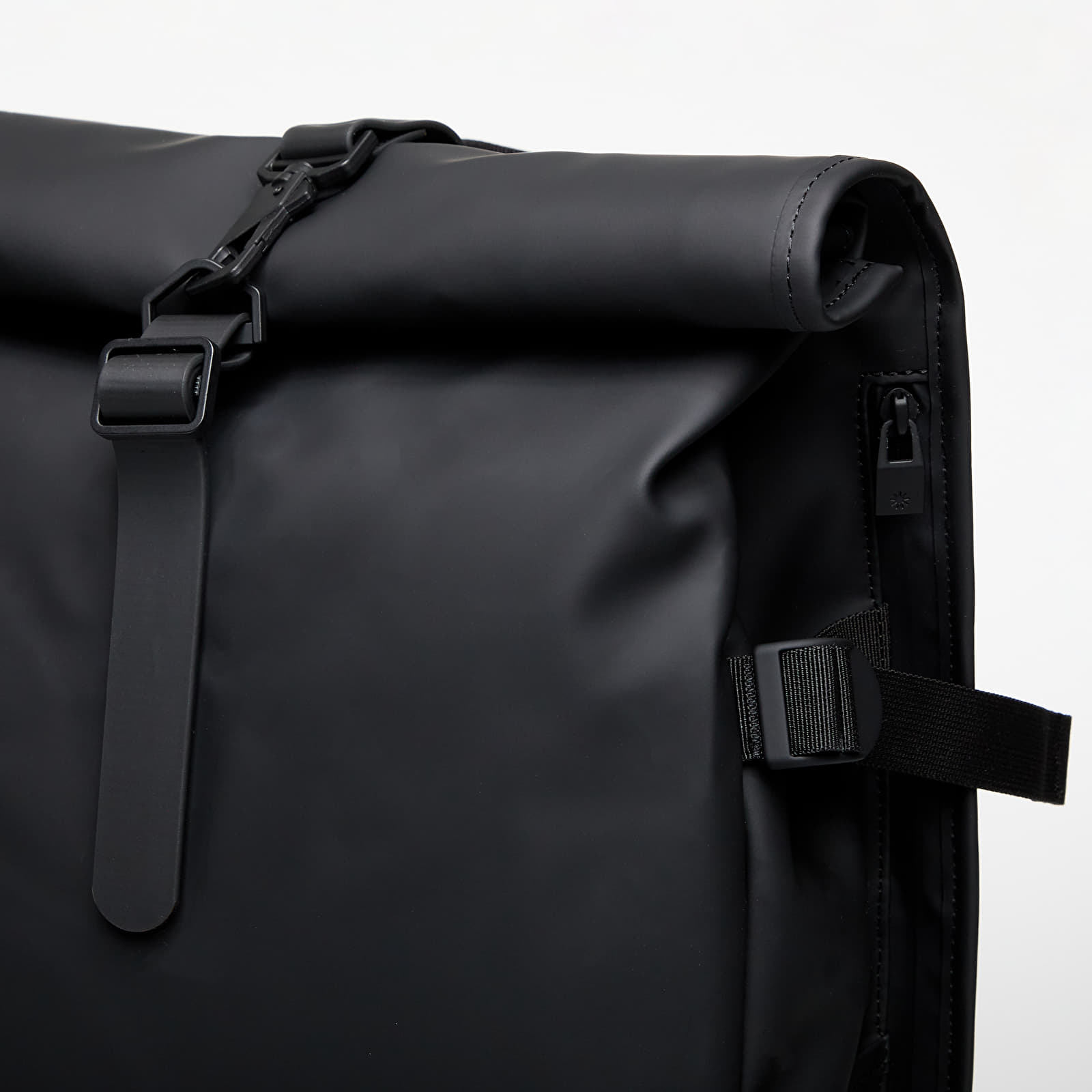 Backpacks Rains Rolltop Rucksack Large W3 01 Black