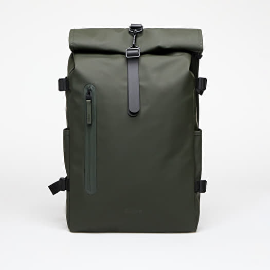 Backpacks Rains Rolltop Rucksack Large W3 03 Green Queens