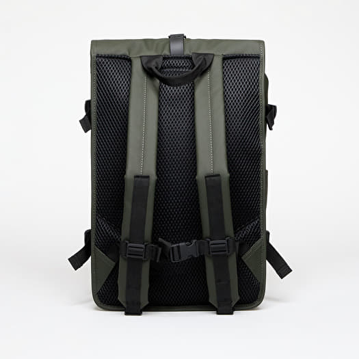 Rains rolltop rucksack green clearance
