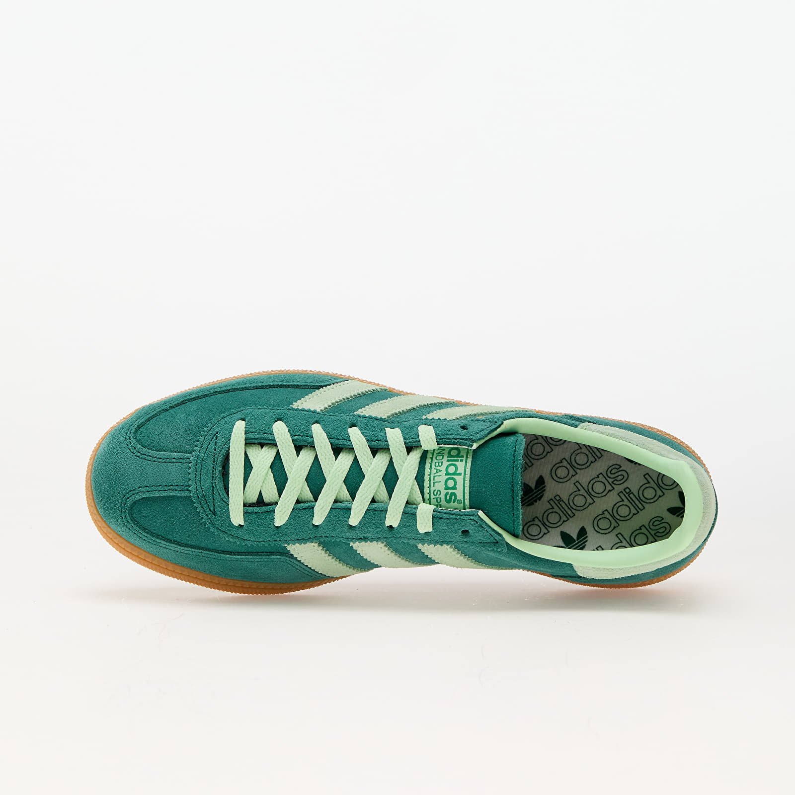 Women's sneakers and shoes adidas Handball Spezial W Collegiate Green/ Semi Green Spark/ Gum