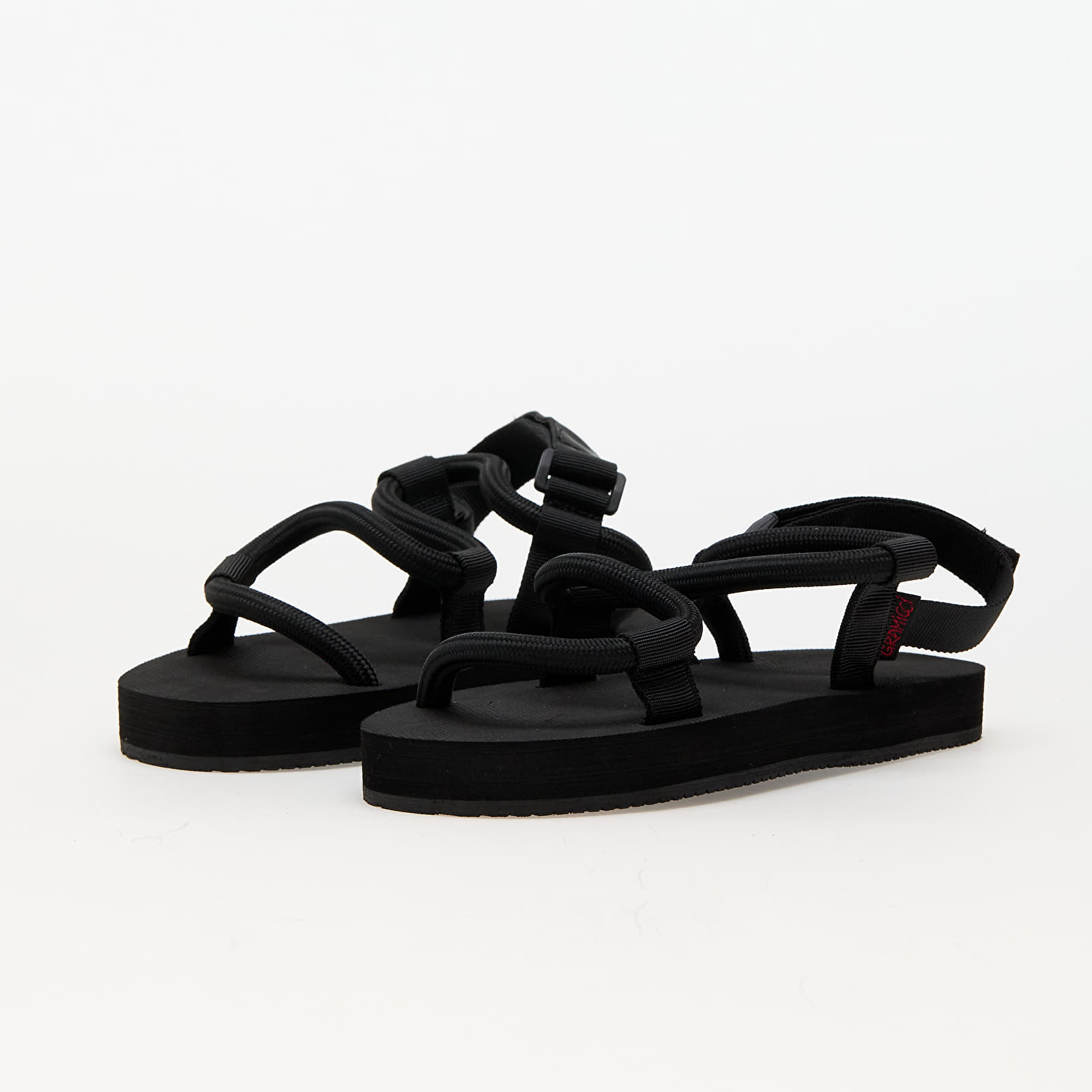 Men's sneakers and shoes Gramicci Rope Sandals Black