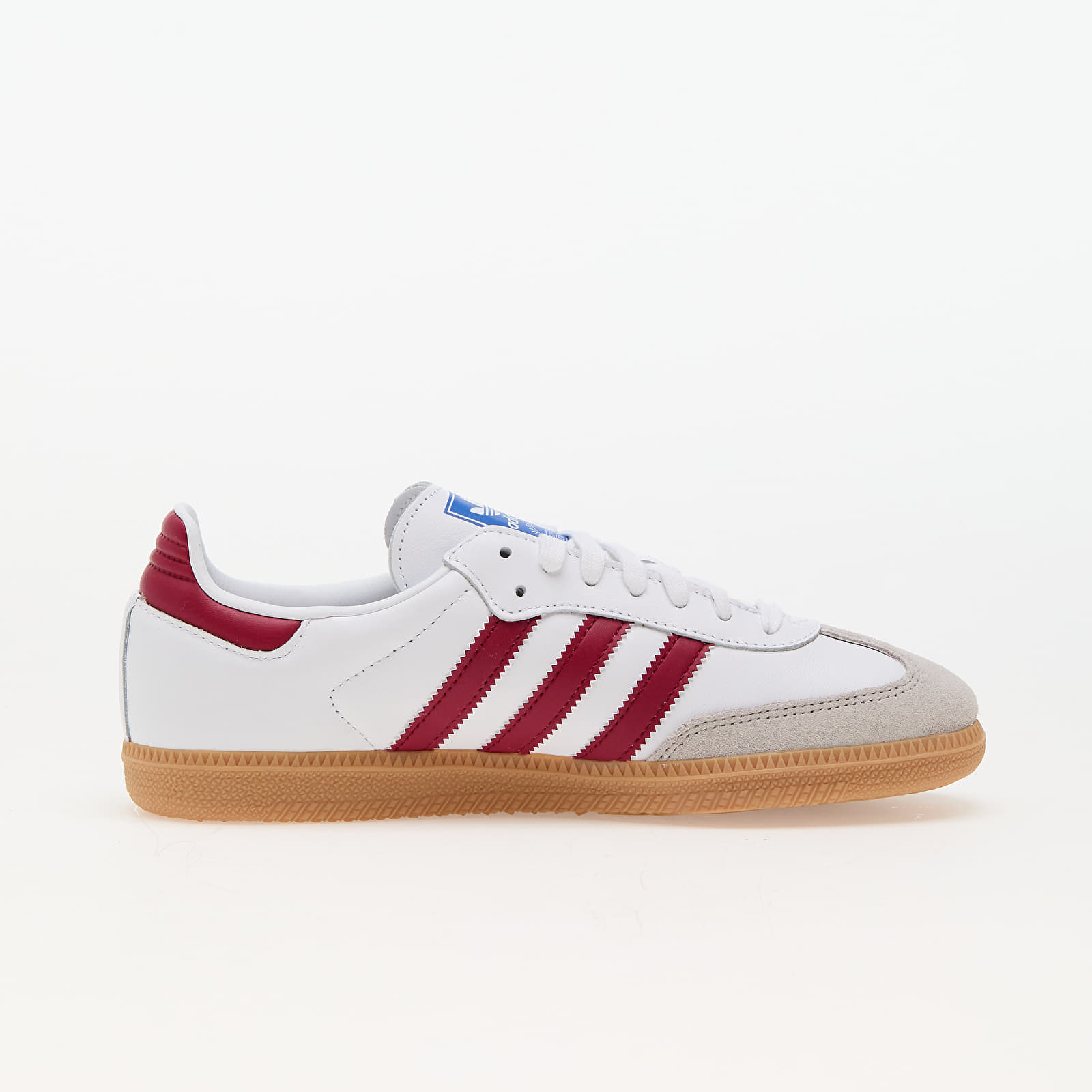 Ténis e sapatos para homem adidas Samba Og Ftw White/ Core Burgundy/ Gum