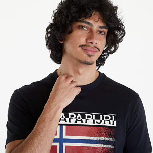 Napapijri black t shirt sales