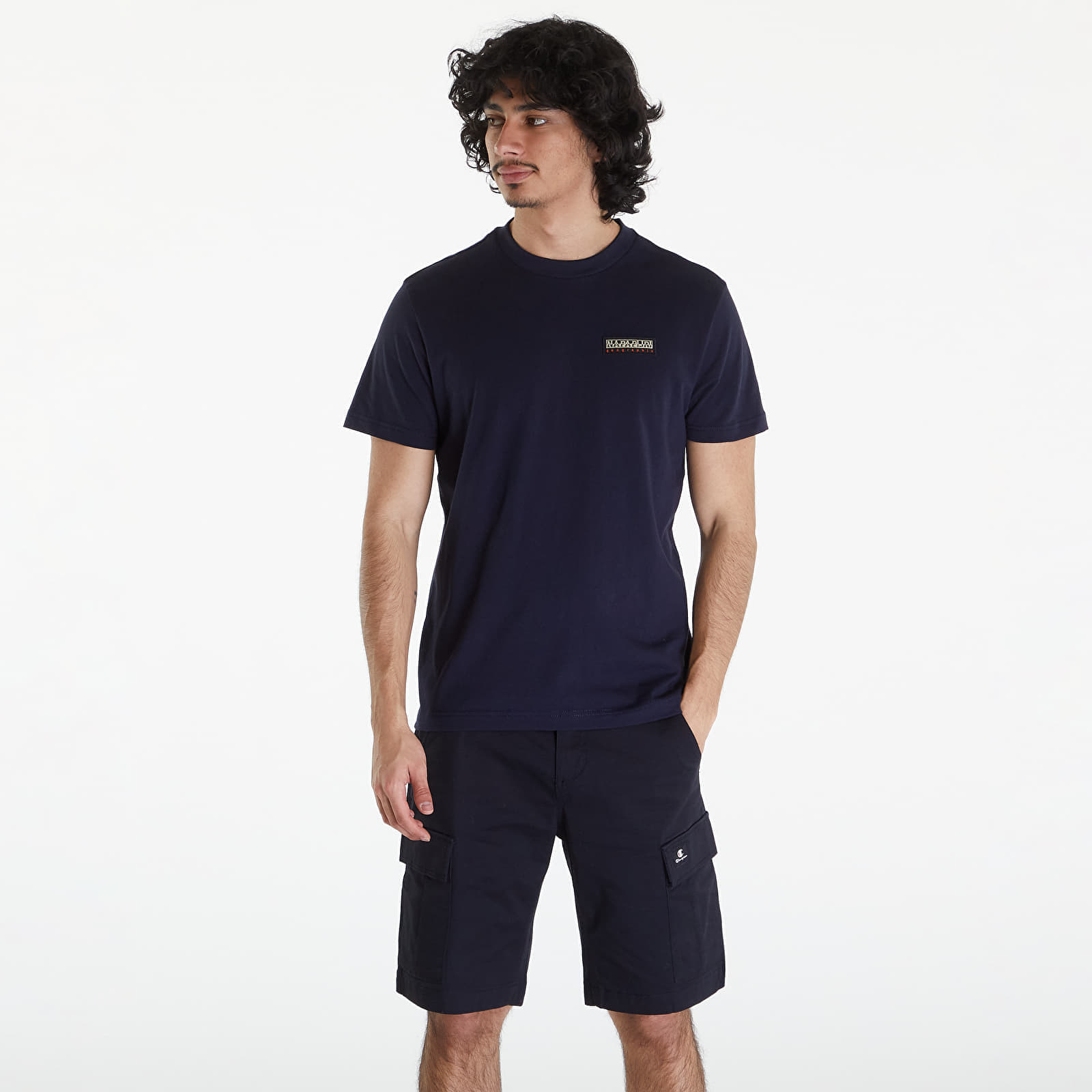 T-shirt Napapijri S-Iaato Tee Blue Marine XL