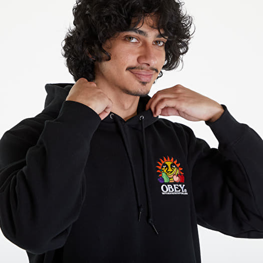Sweatshirts OBEY Our Labor Hood Black Queens