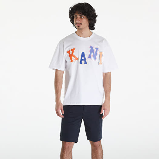 T-shirt Karl Kani Woven Signature Multicolor Logo Tee White