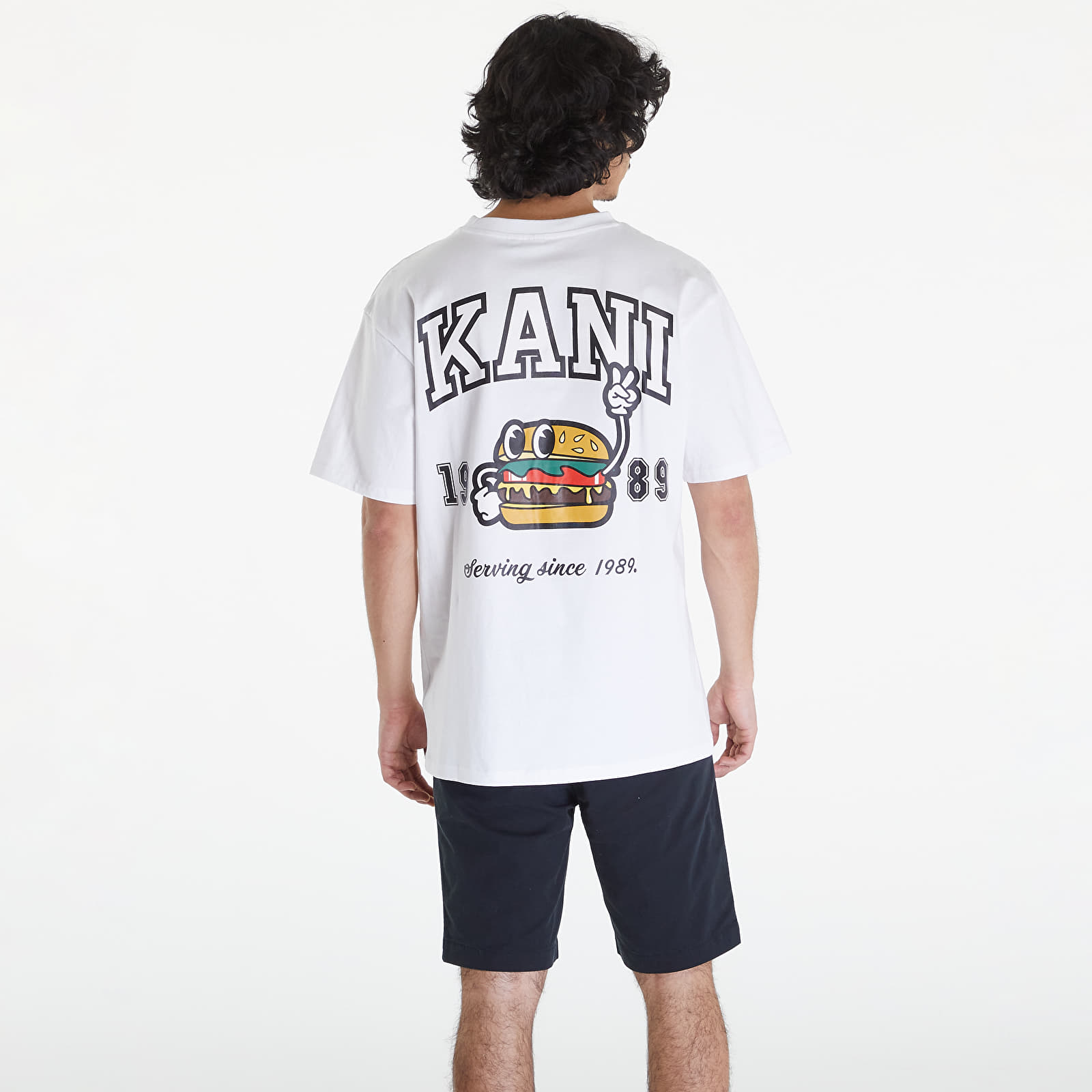 T-shirts Karl Kani Small Signature Burger Tee White
