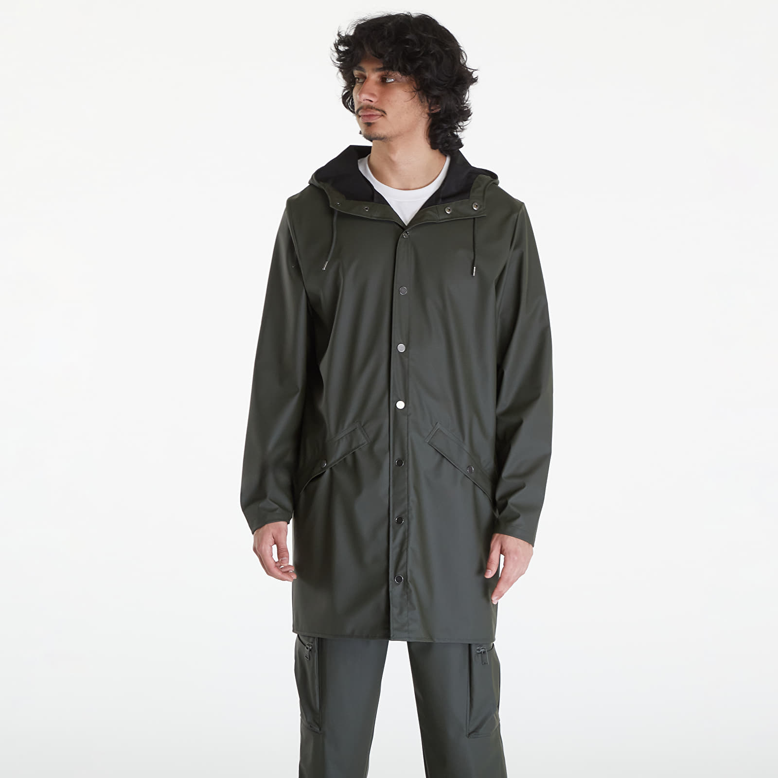 Jackets Rains Long Jacket W3 UNISEX 03 Green